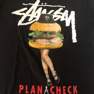 Stussy black T shirt ! So cute  good condition!